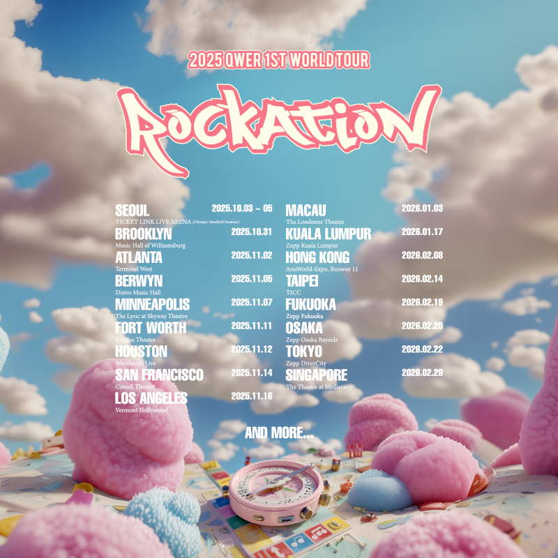 QWER Rockation cities