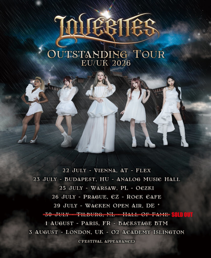 LOVEBITES OUTSTANDING TOUR EU UK 2026